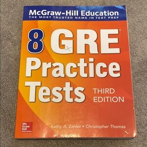 McGraw-Hill Education GRE Practice Tests Book